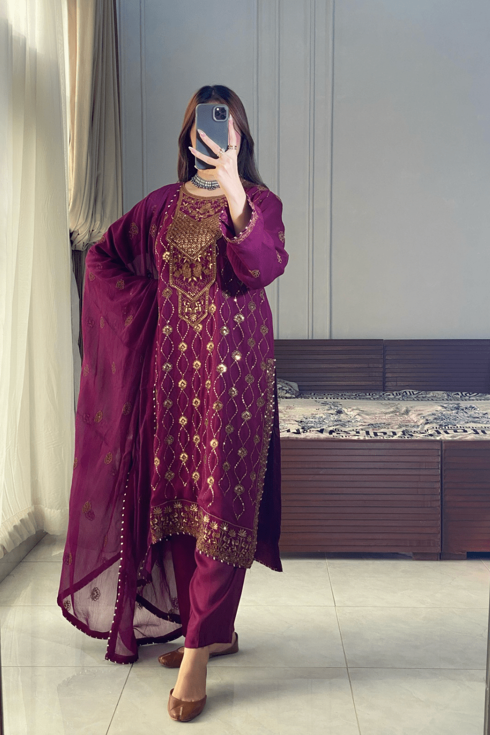 Ayesha.B 3pcs chiffon (mimi)