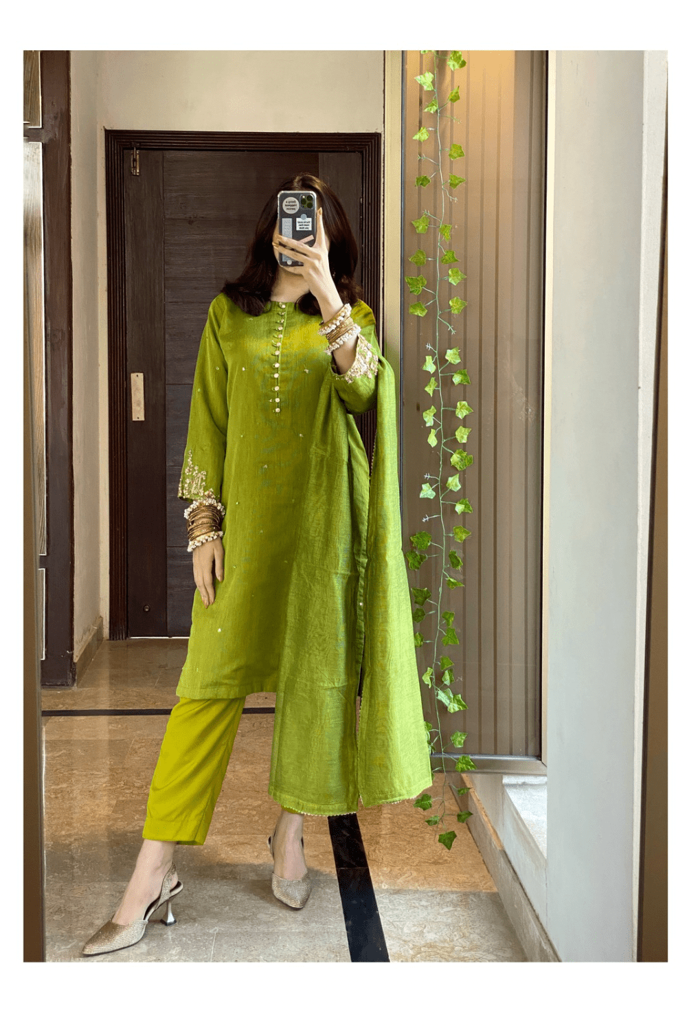 Ayesha.B Small / Green 3pcs (Naz)
