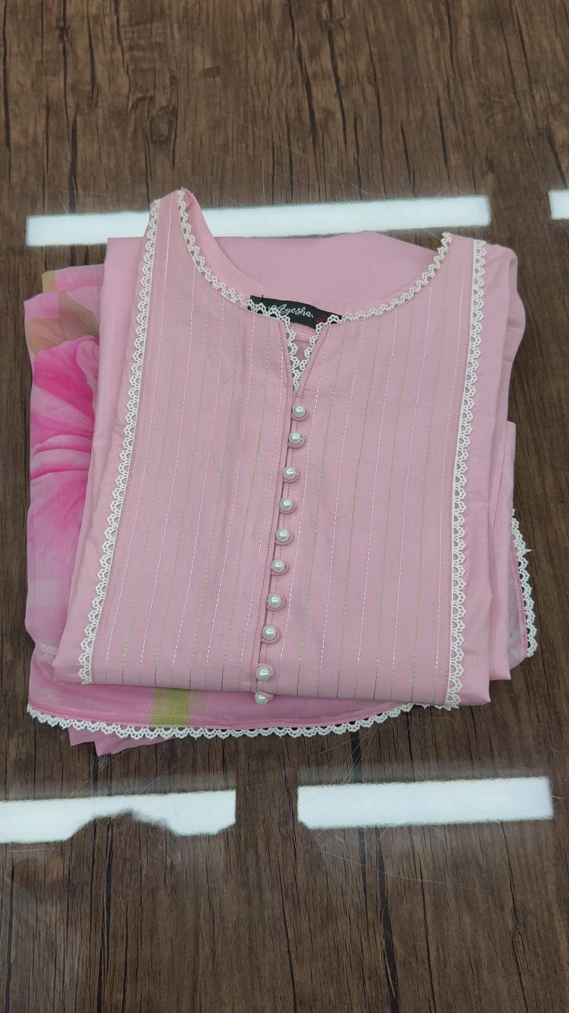 3pcs cotton (gulab)