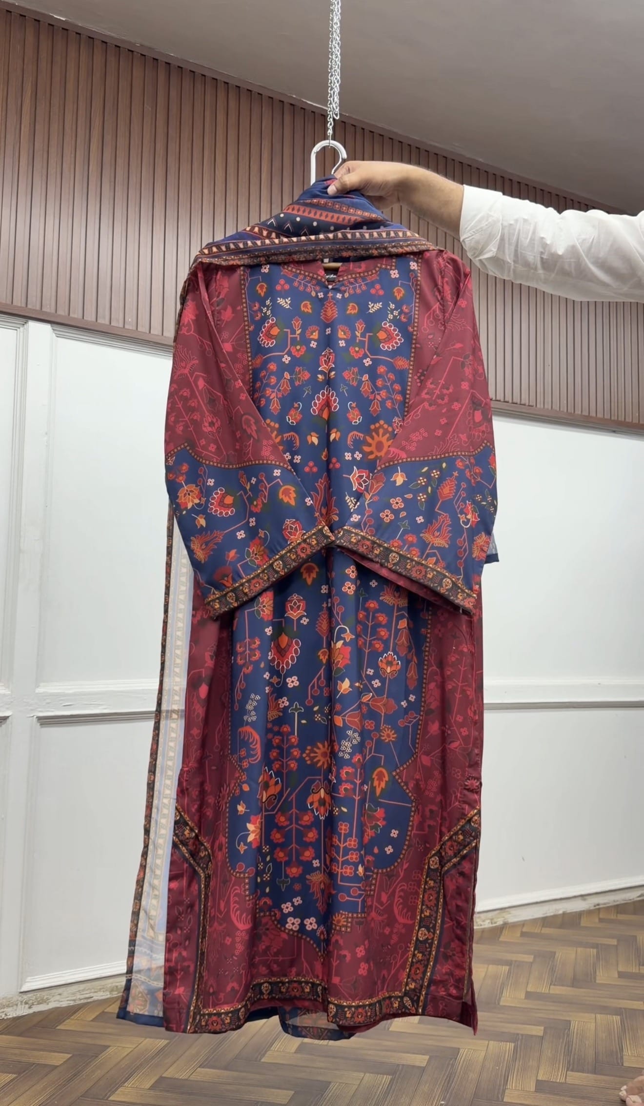 3pcs Arabic lawn (kaftan)