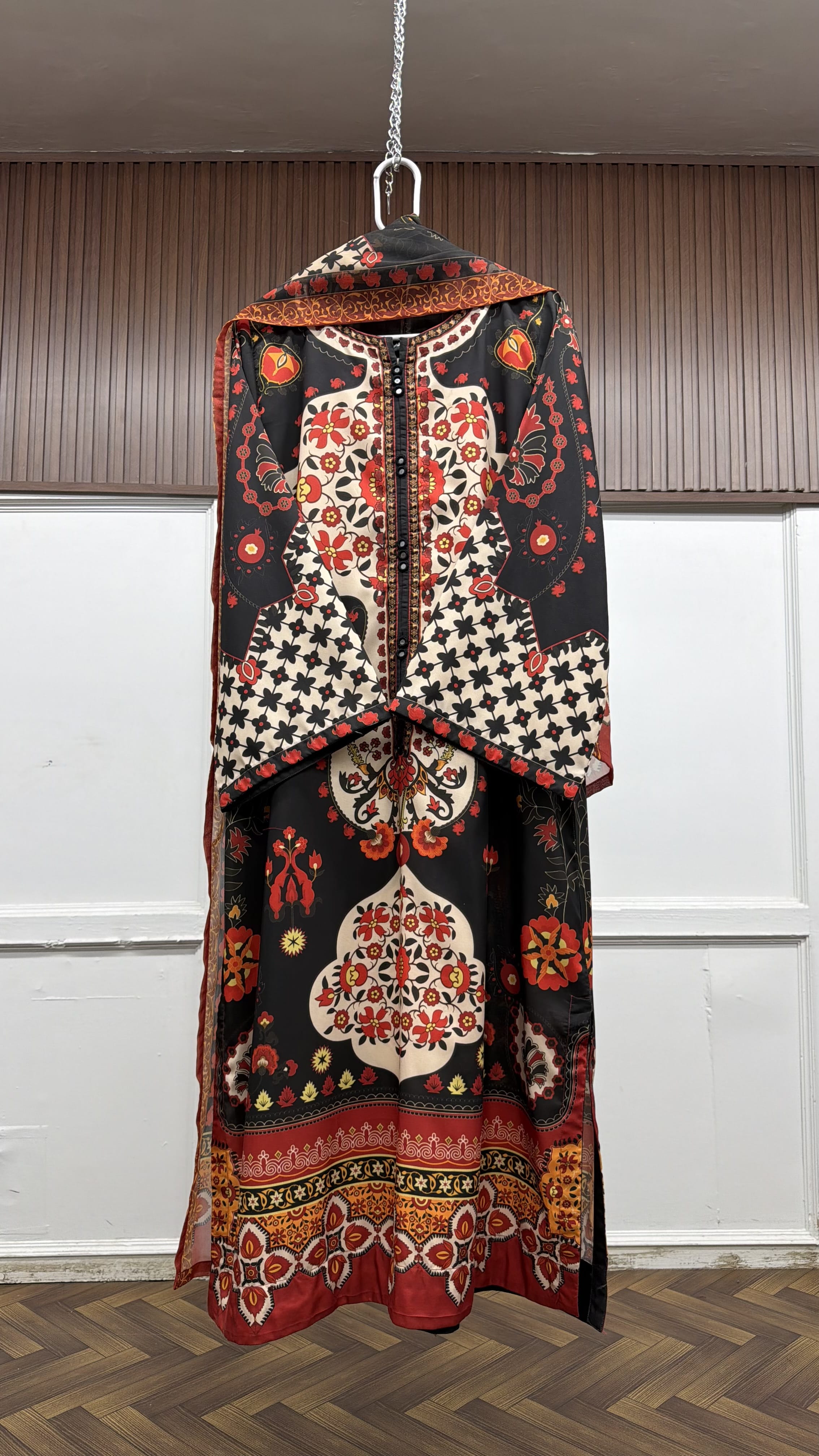 3pcs Arabic lawn (kaftan)