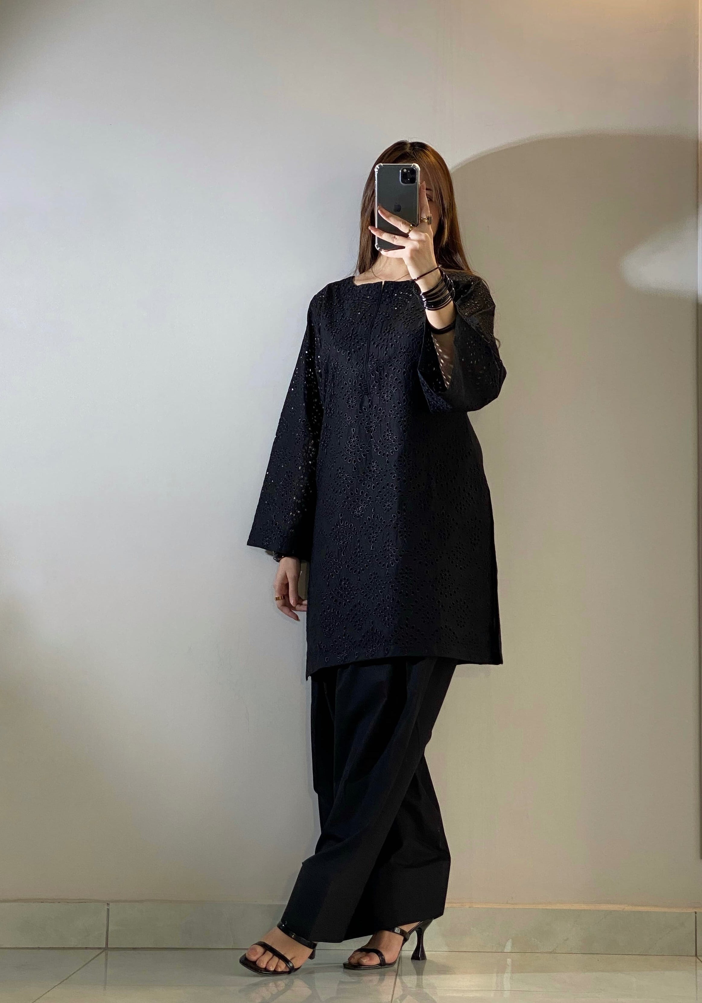 Ayesha.B 2pcs black (Chikankarri)