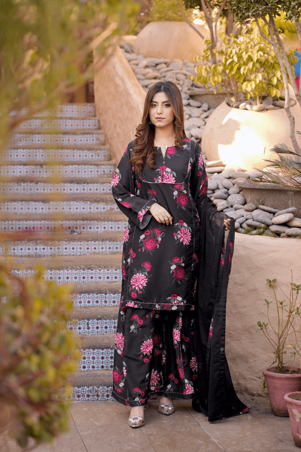 Ayesha.B 3pcs black (seema)