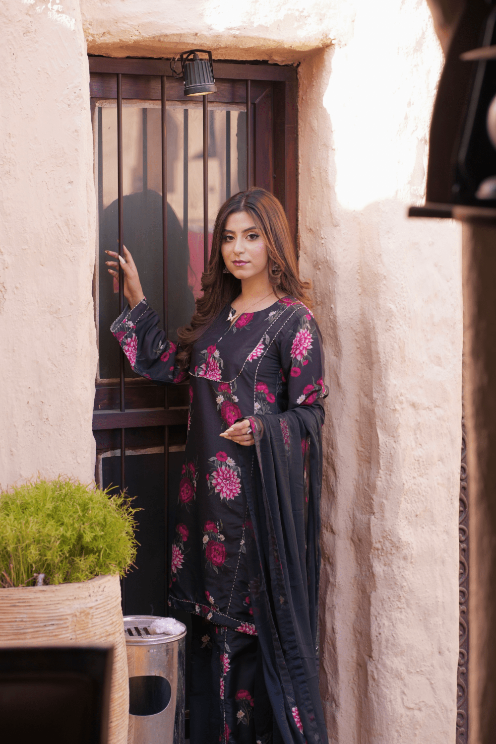 Ayesha.B 3pcs black (seema)