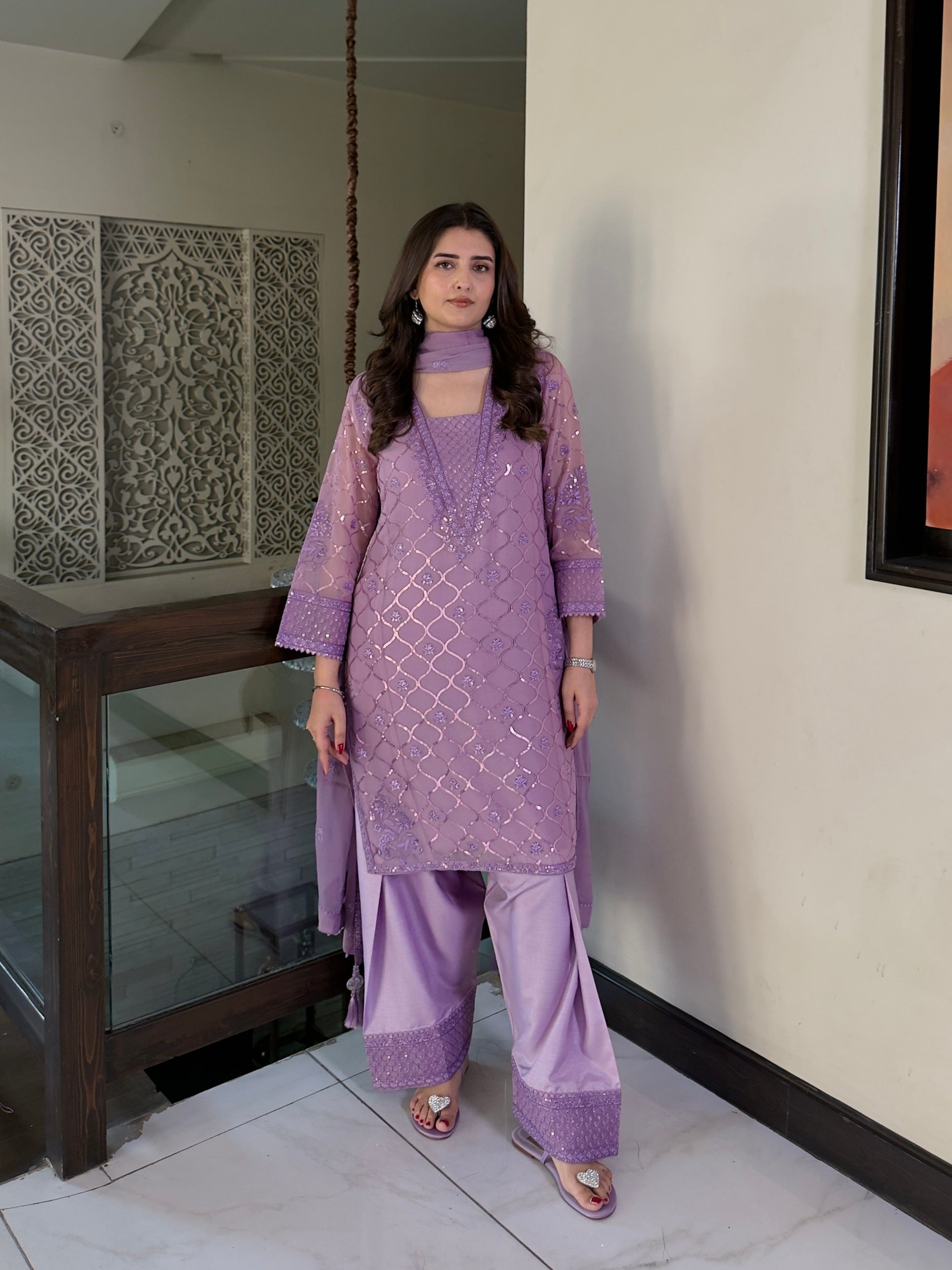 Ayesha.B 3pcs chiffon (hameeda)