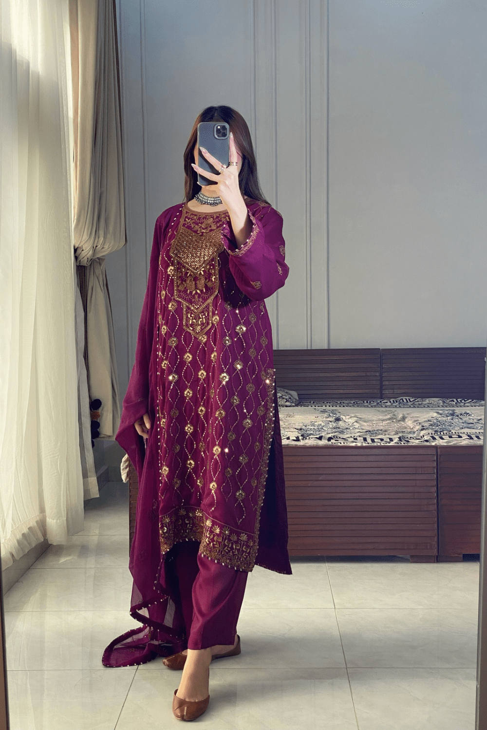 Ayesha.B 3pcs chiffon (mimi)