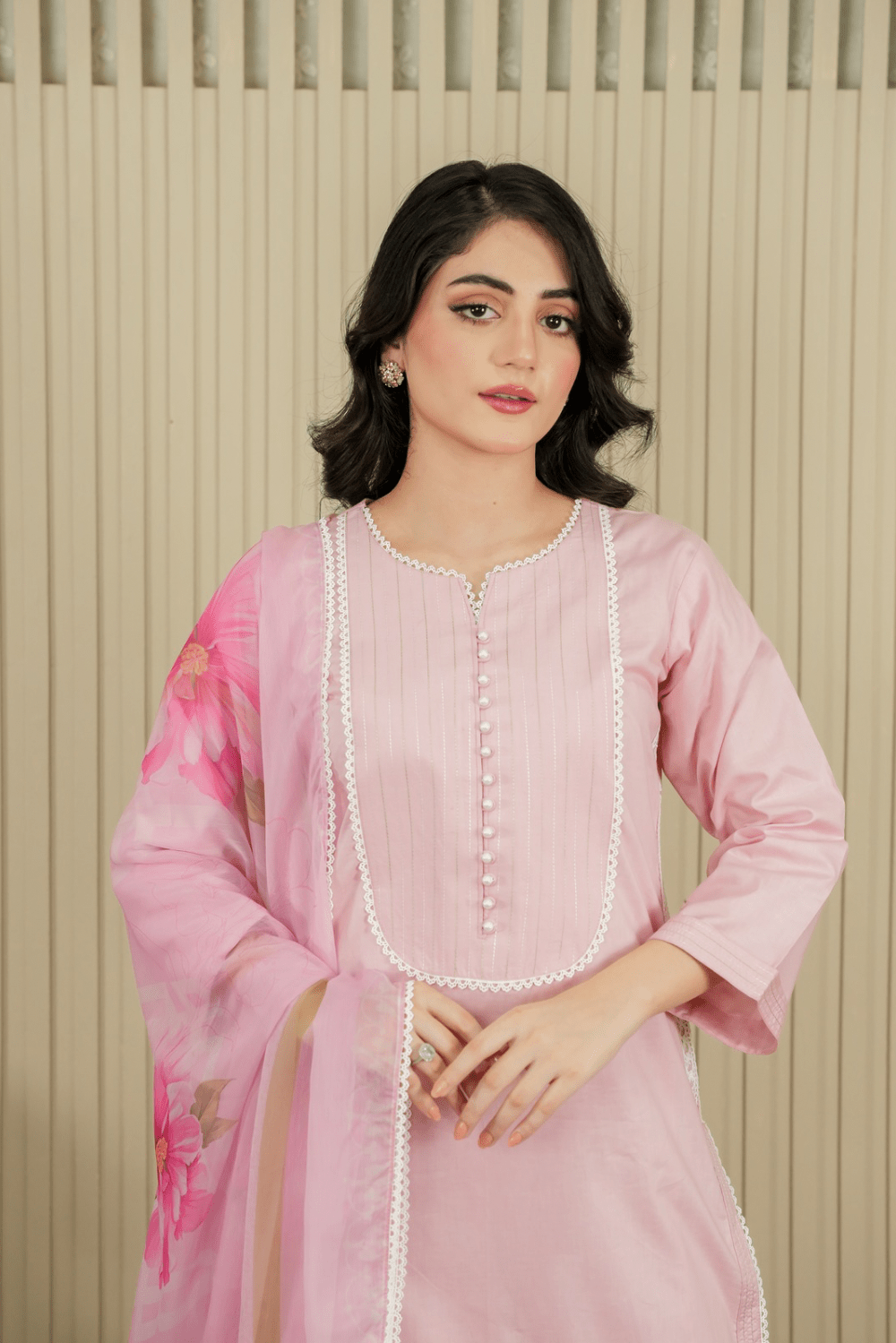 Ayesha.B 3pcs cotton (gulab)