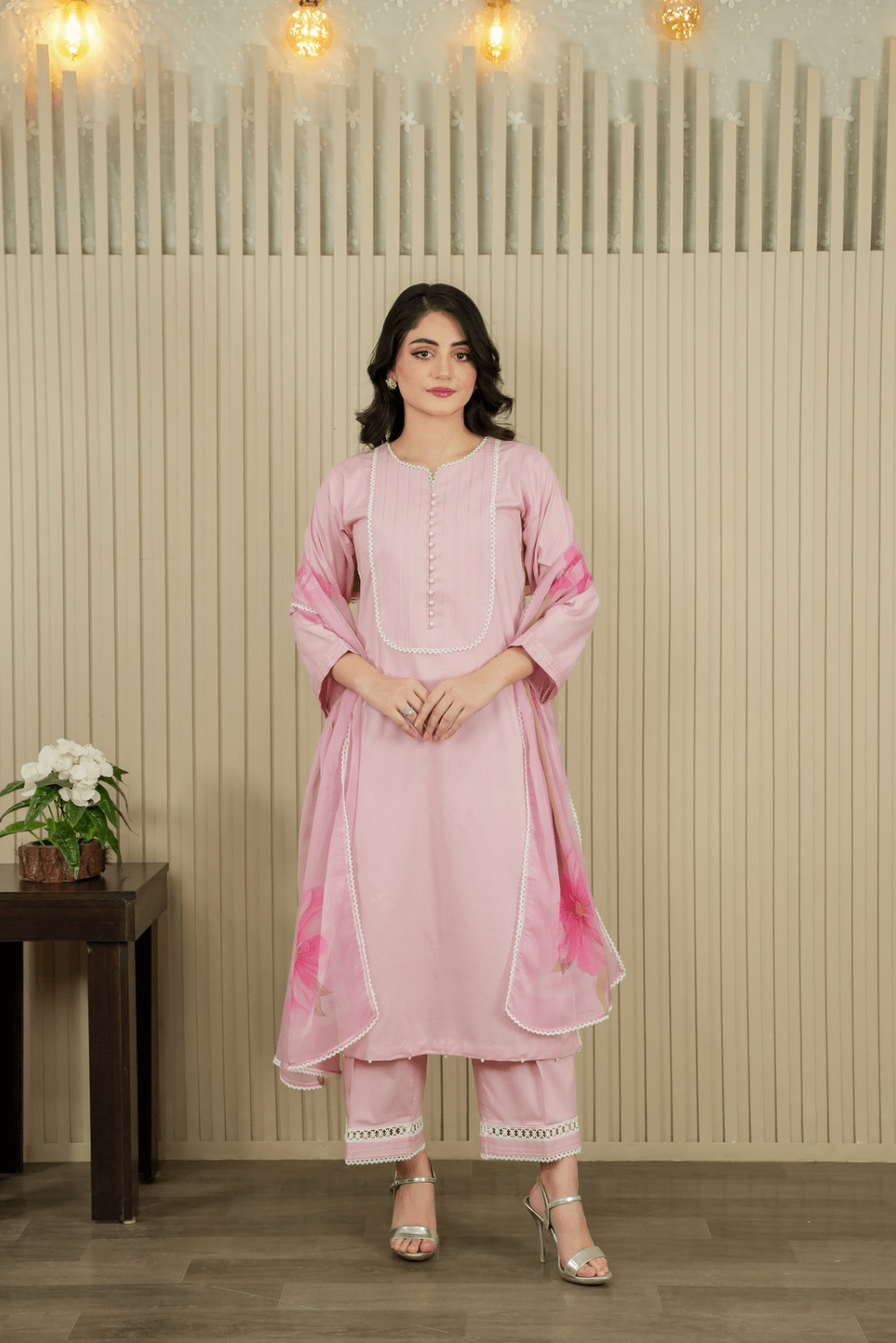 Ayesha.B 3pcs cotton (gulab)