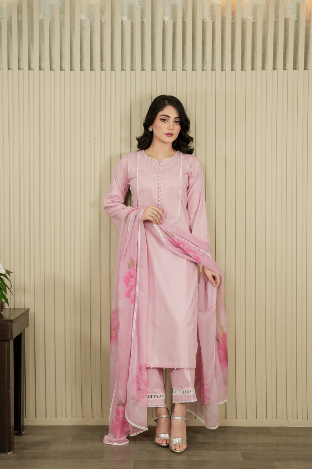 Ayesha.B 3pcs cotton (gulab)