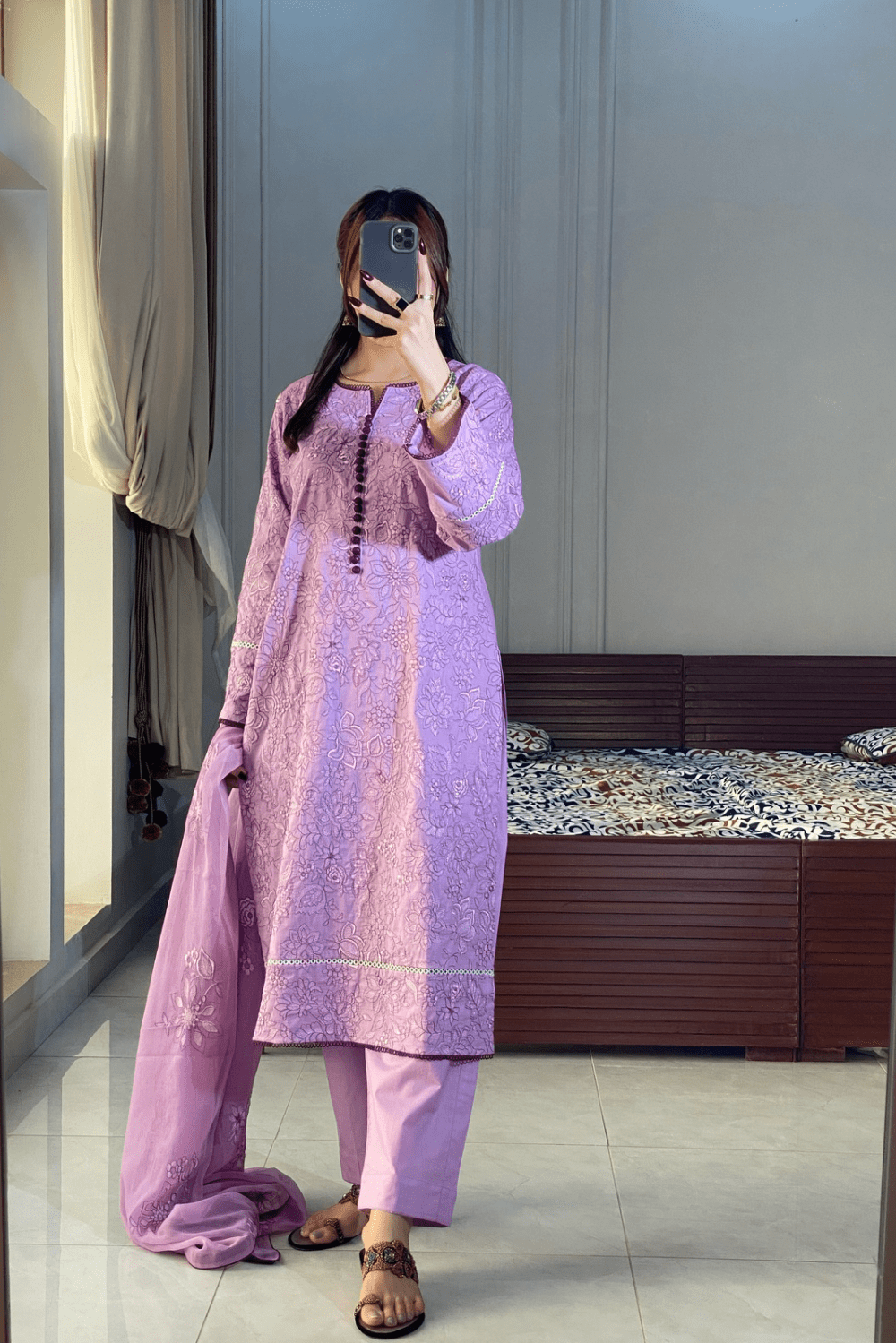 Ayesha.B 3pcs cotton (rohi)