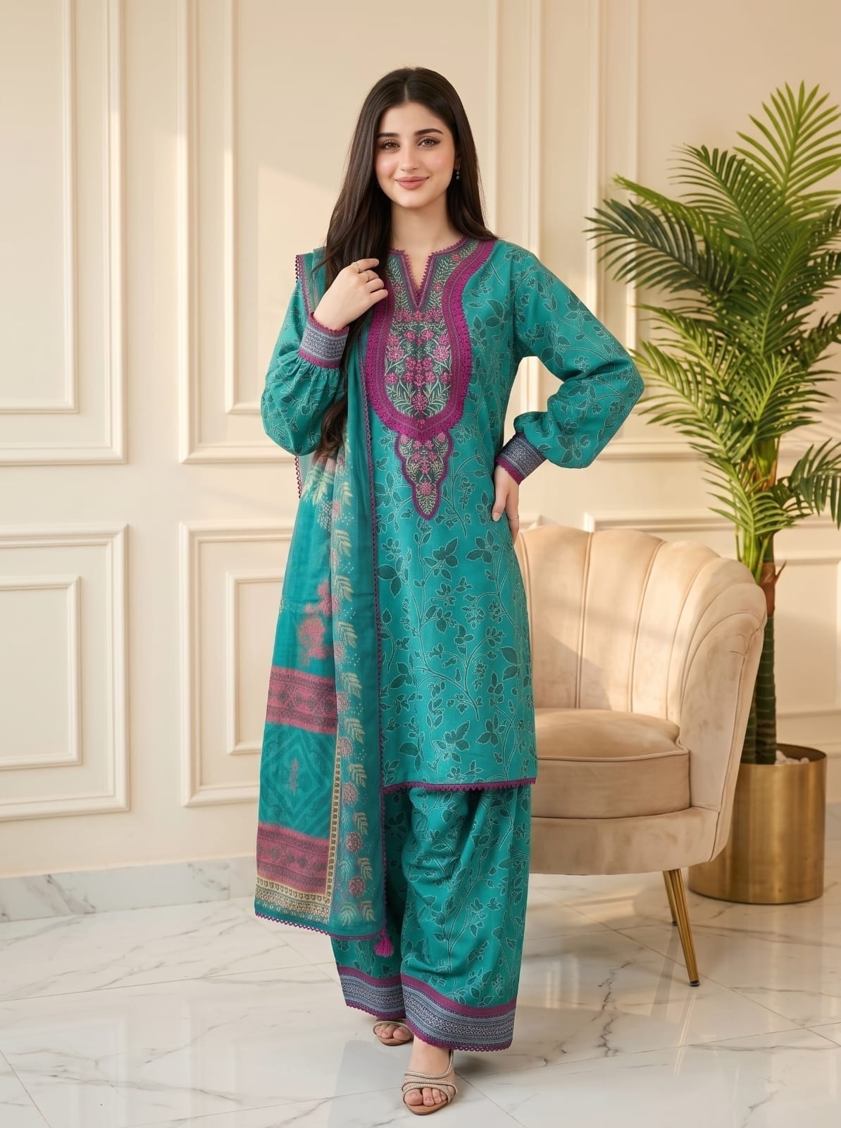 Ayesha.B 3pcs (Hoor)