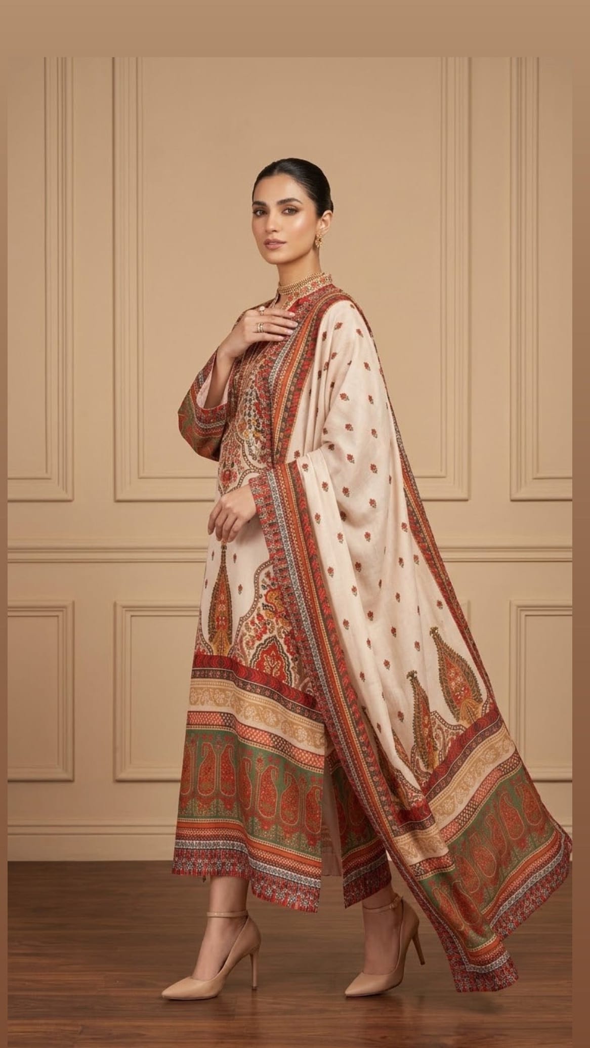 Ayesha.B 3pcs kaftan (Afsha)