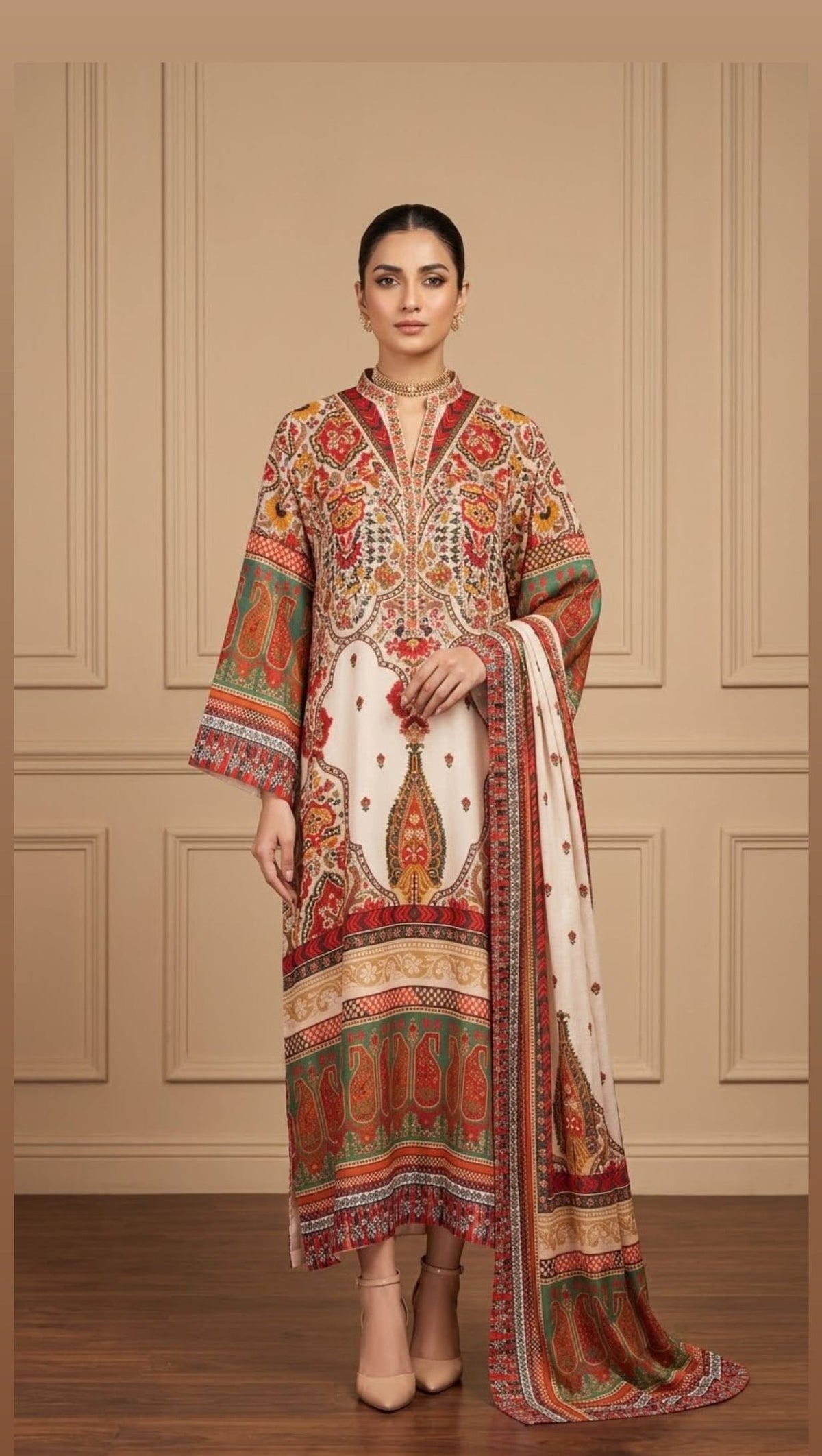 Ayesha.B 3pcs kaftan (Afsha)
