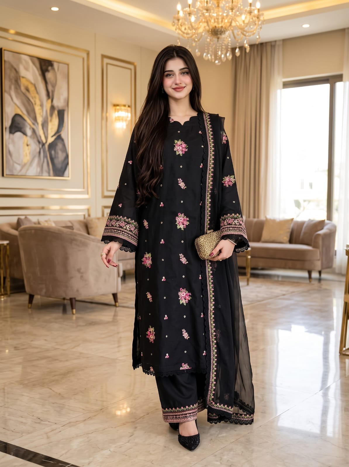 Ayesha.B 3pcs (kajal)