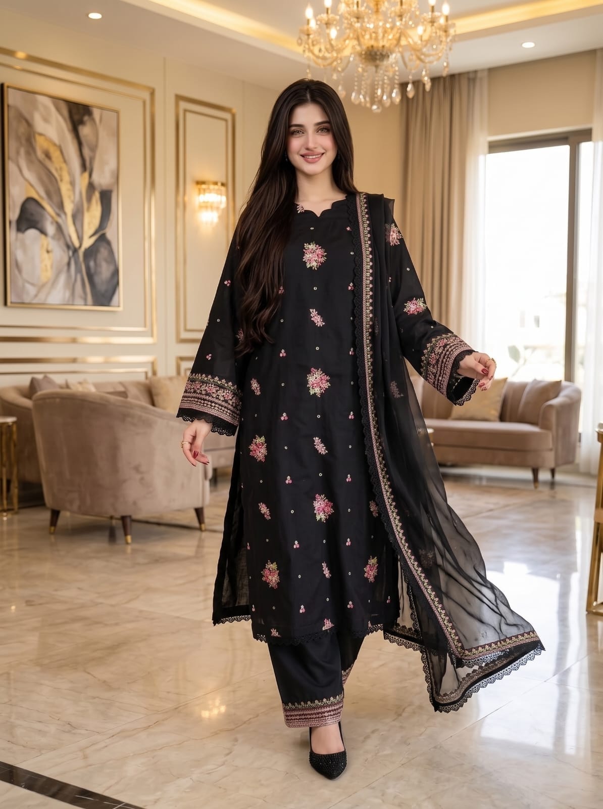 Ayesha.B 3pcs (kajal)