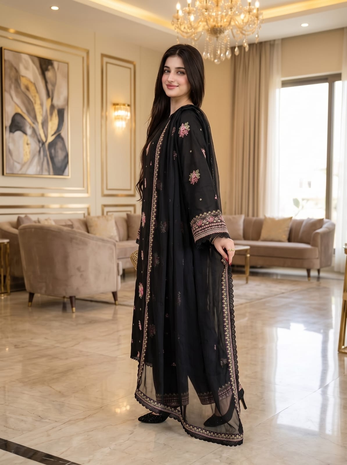 Ayesha.B 3pcs (kajal)