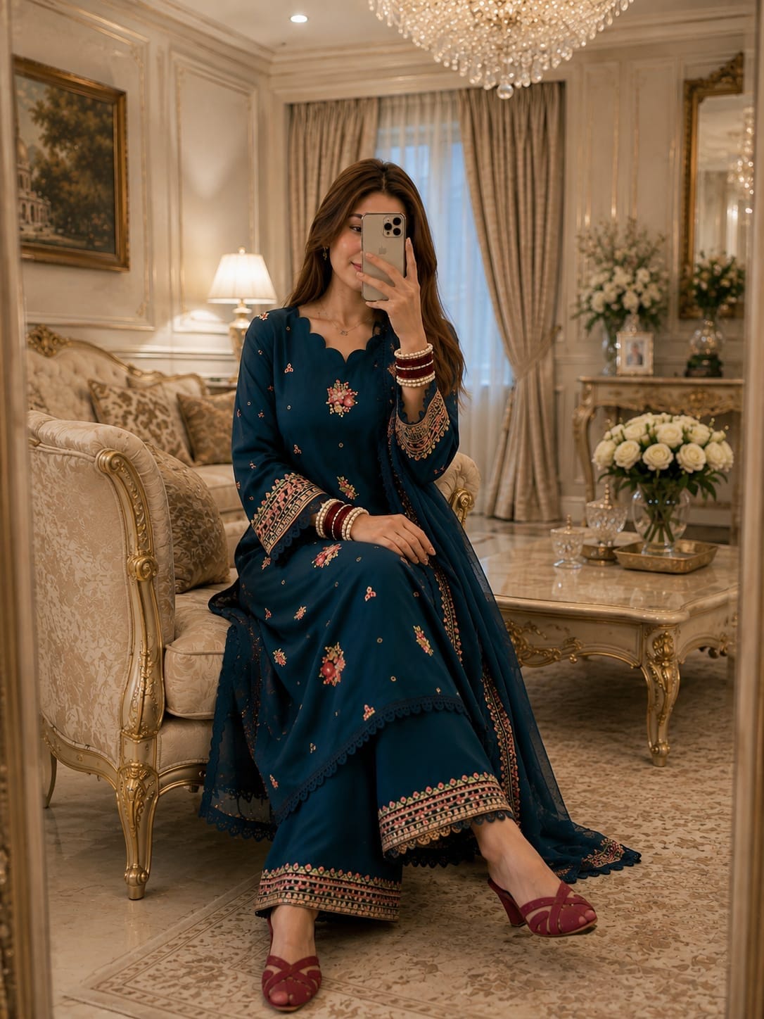 Ayesha.B 3pcs (kajal)