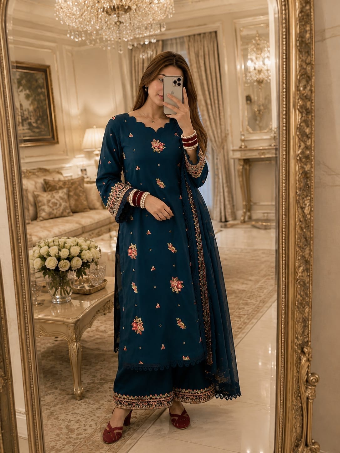 Ayesha.B 3pcs (kajal)