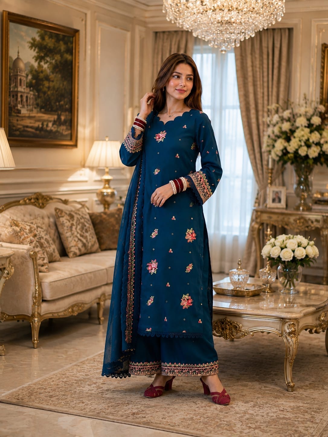 Ayesha.B 3pcs (kajal)