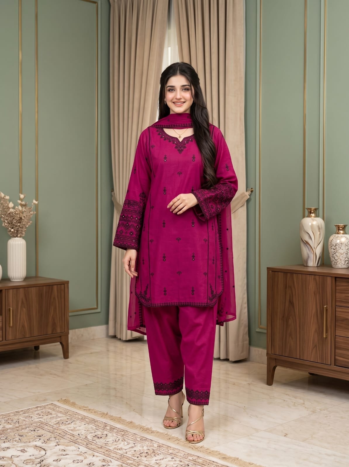 Ayesha.B 3pcs (kinza)