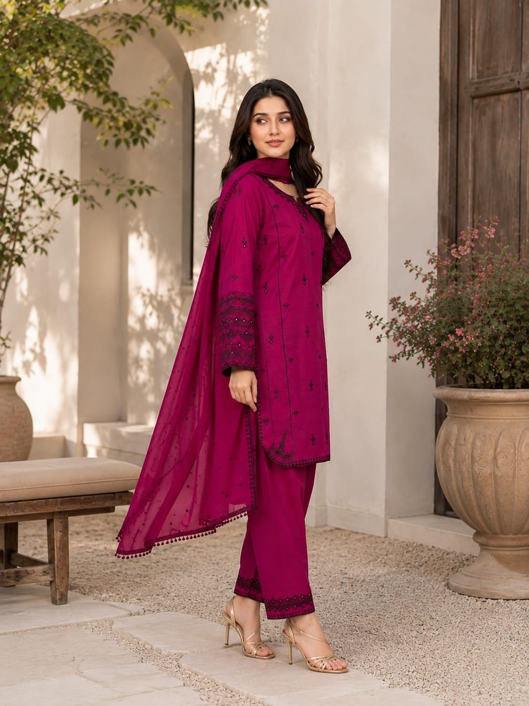 Ayesha.B 3pcs (kinza)