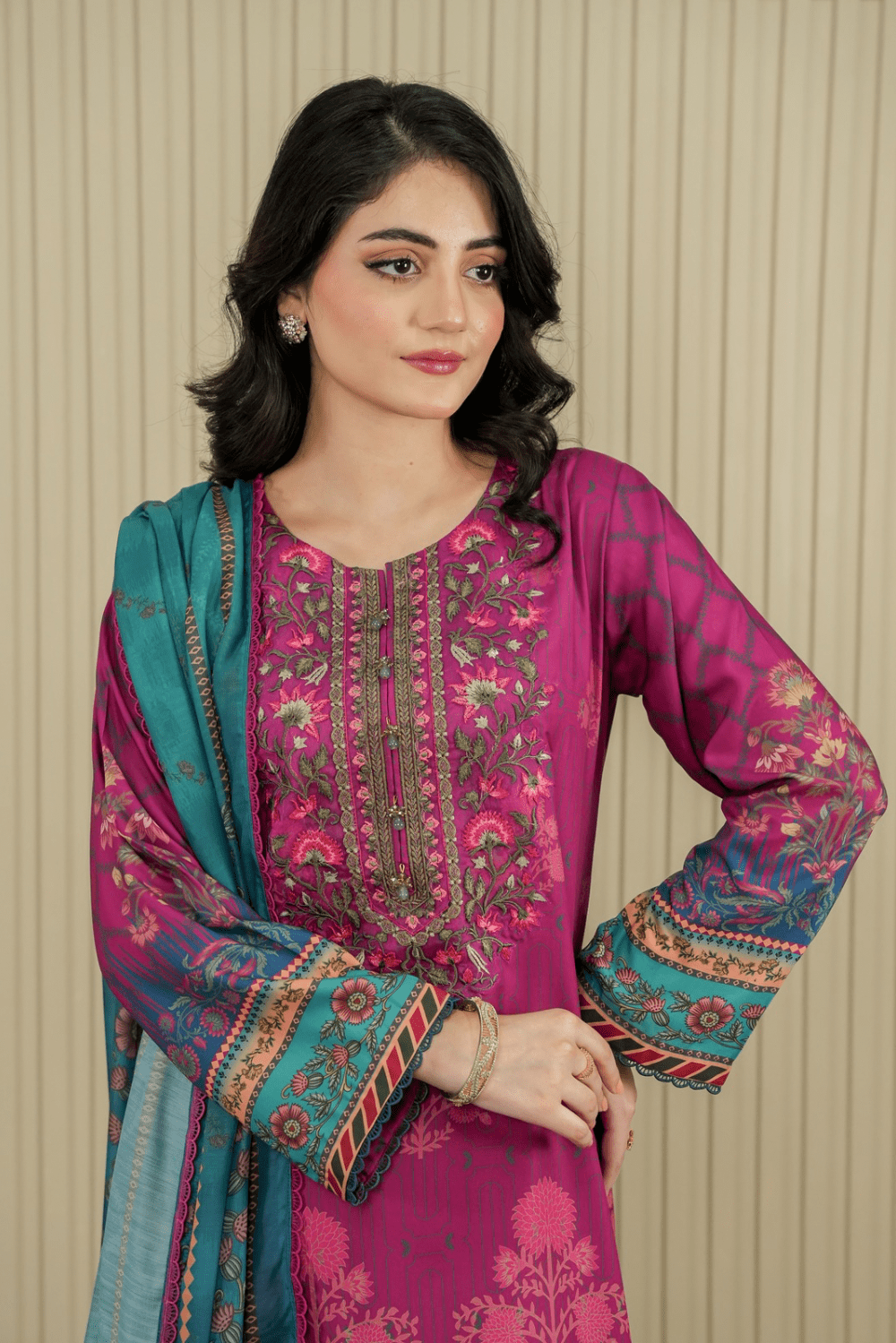 Ayesha.B 3pcs lawn (Meena)