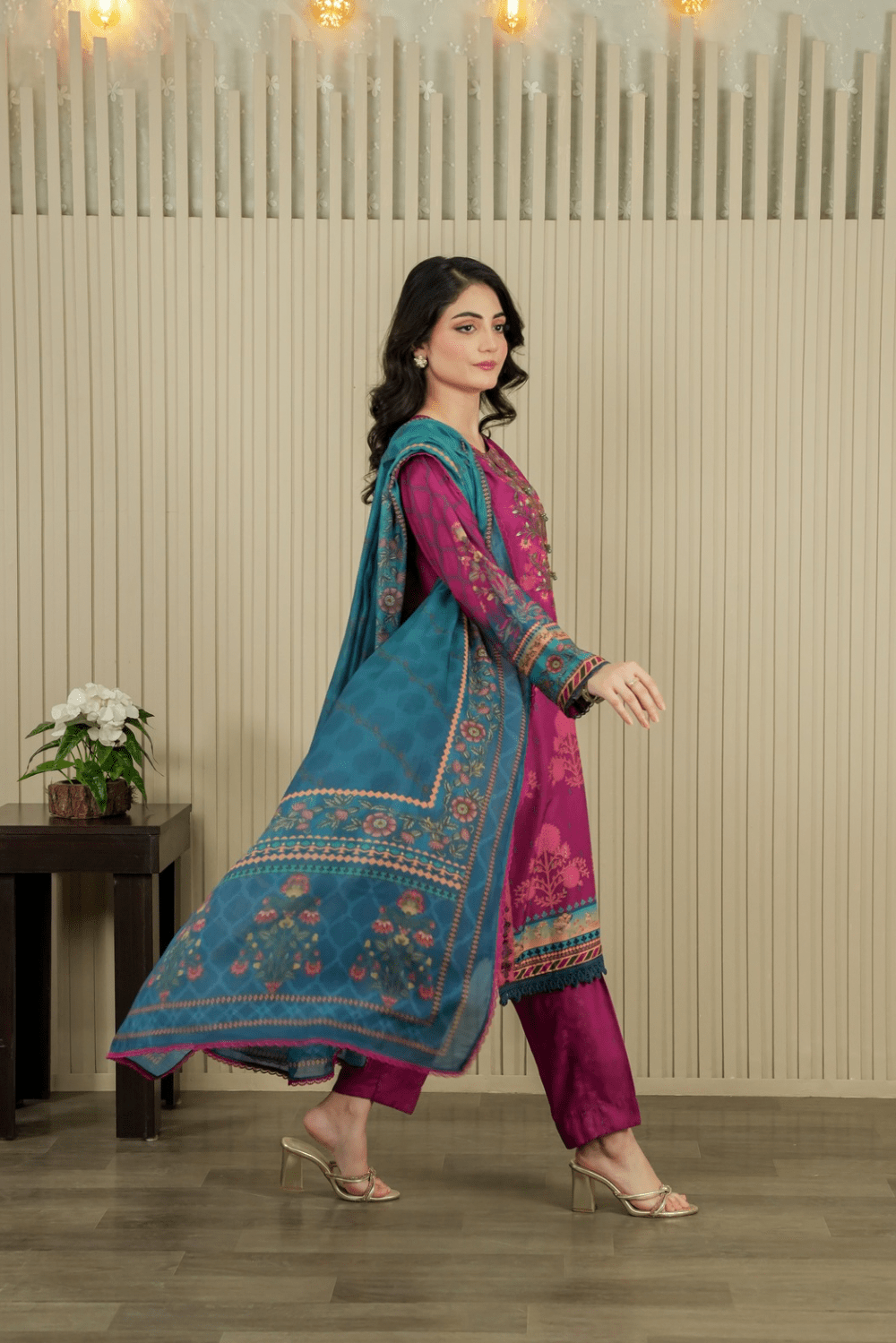 Ayesha.B 3pcs lawn (Meena)