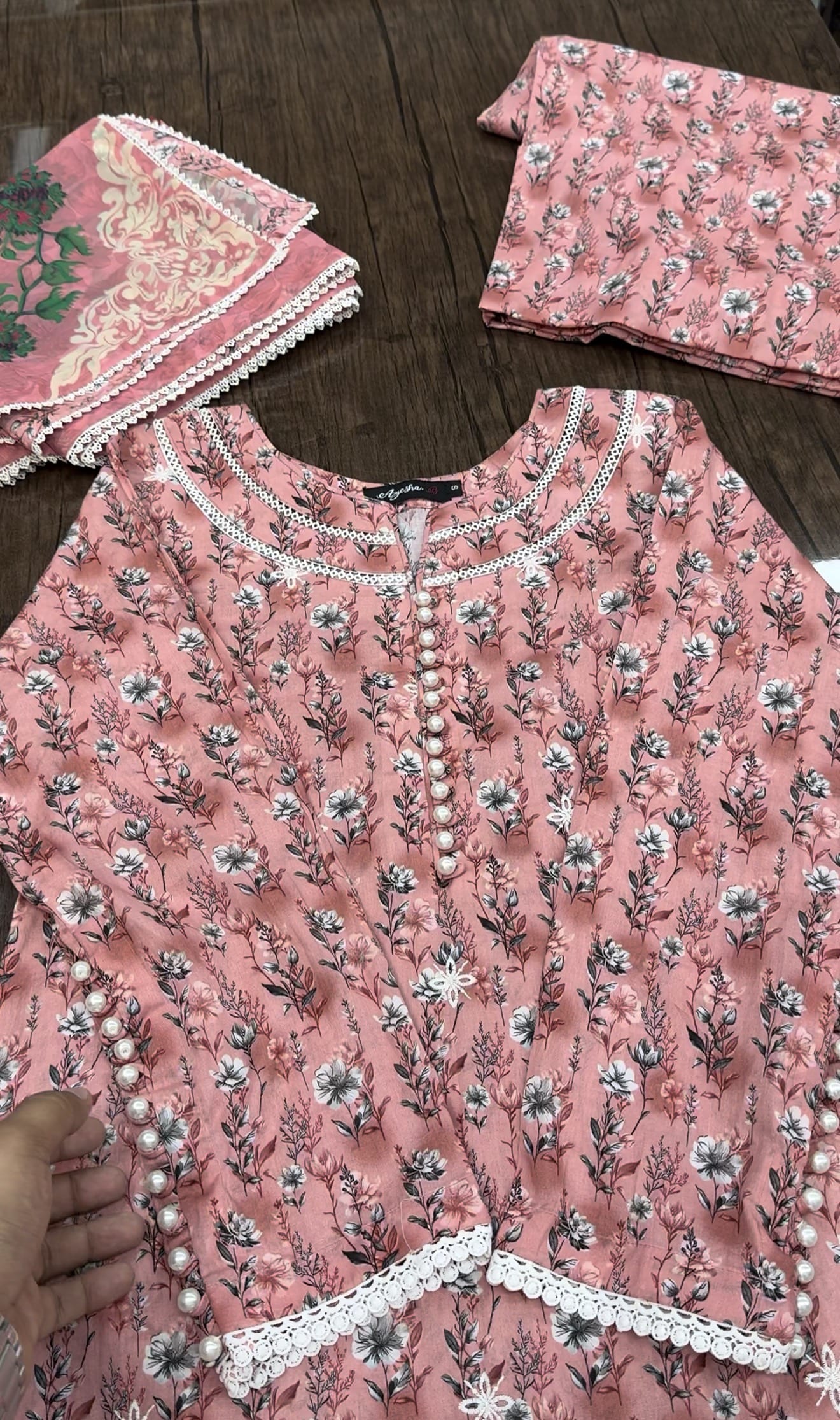 Ayesha.B 3pcs pure lawn (Bareen)