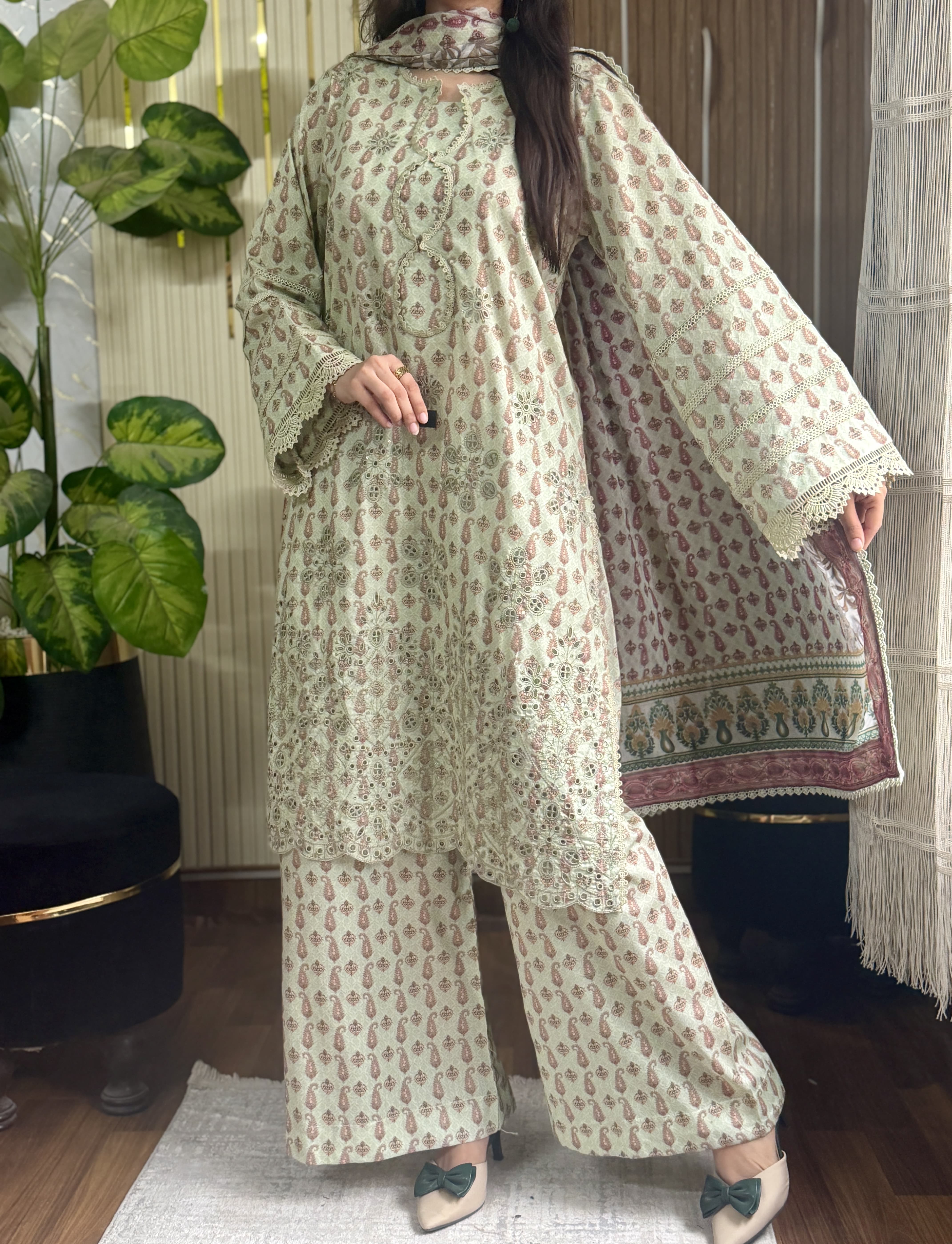 Ayesha.B 3pcs pure lawn (dua)