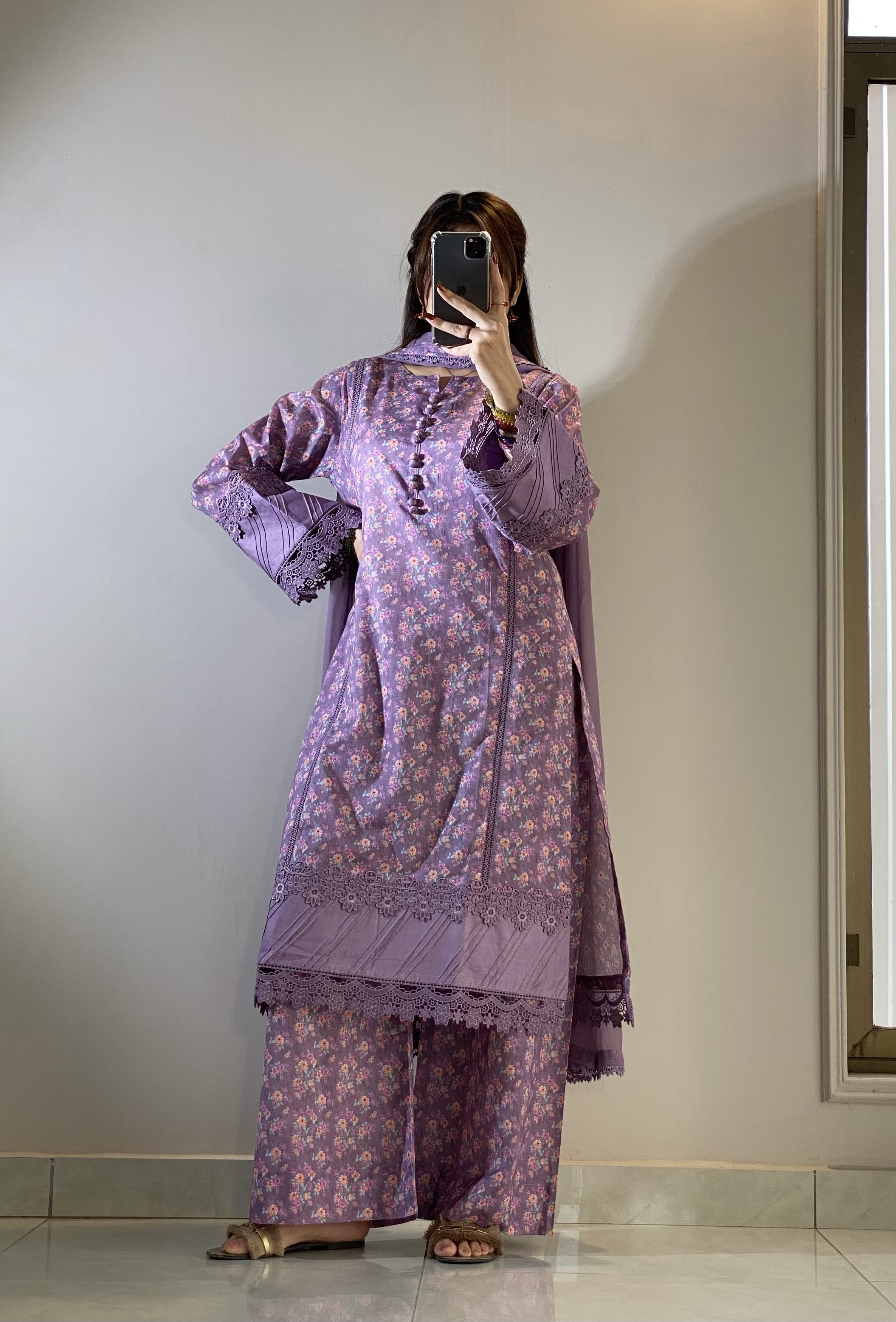 Ayesha.B 3pcs Pure lawn (Emaan)
