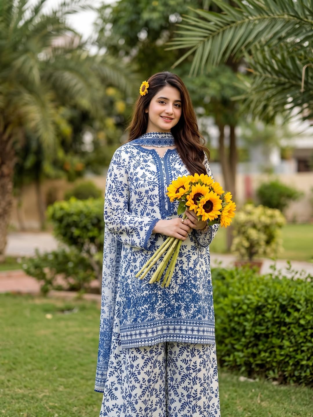Ayesha.B 3pcs pure lawn (safa)