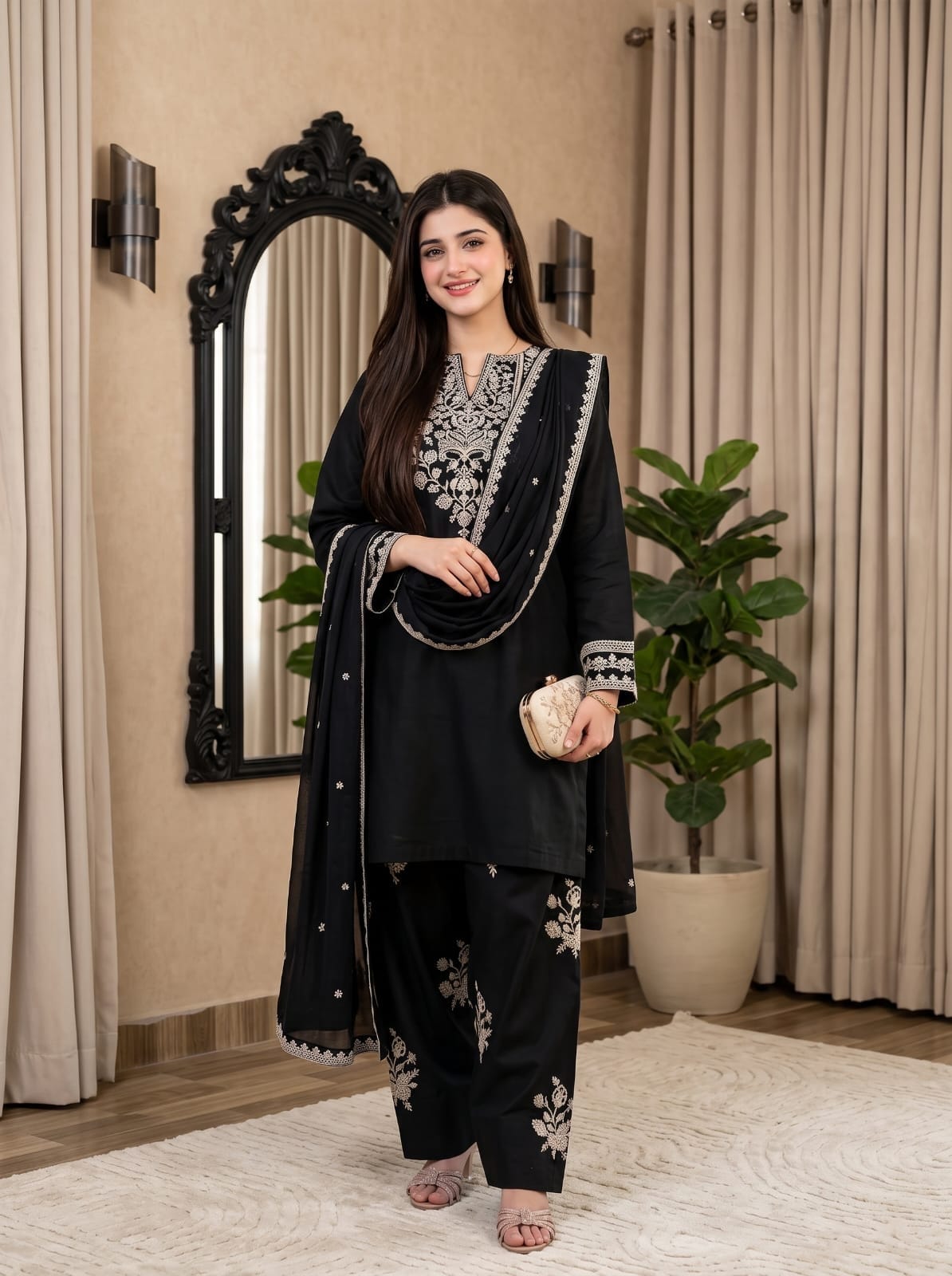 Ayesha.B 3pcs (zaroon)