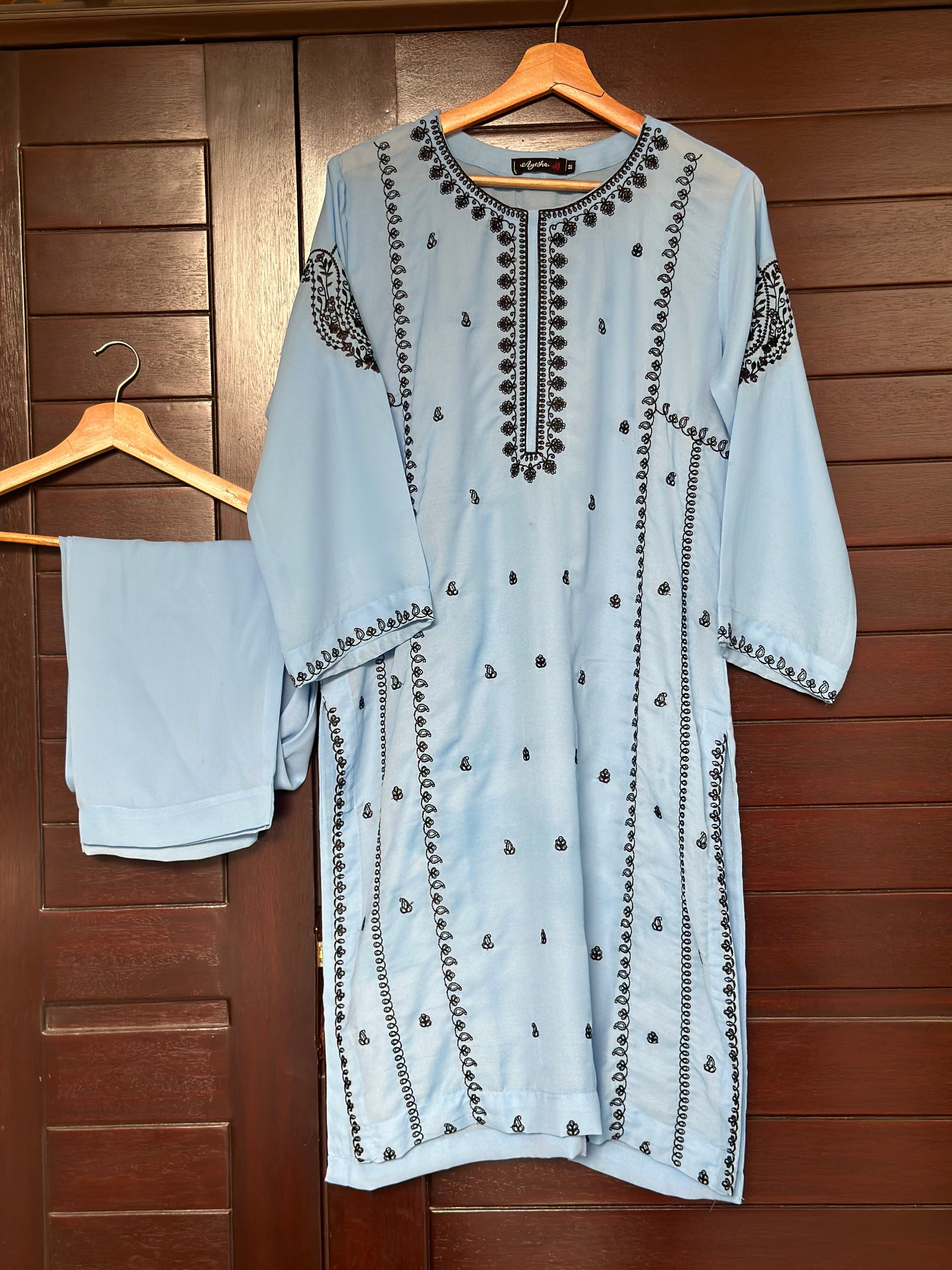 Ayesha.B Medium / Light blue 2pcs (Norina)