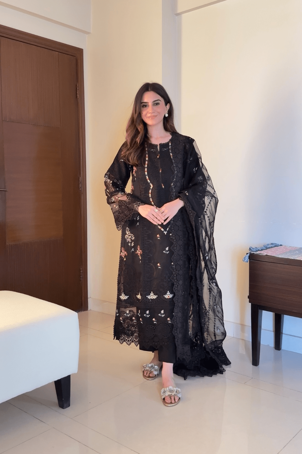 Ayesha.B Small / Black 3pcs (haseen)