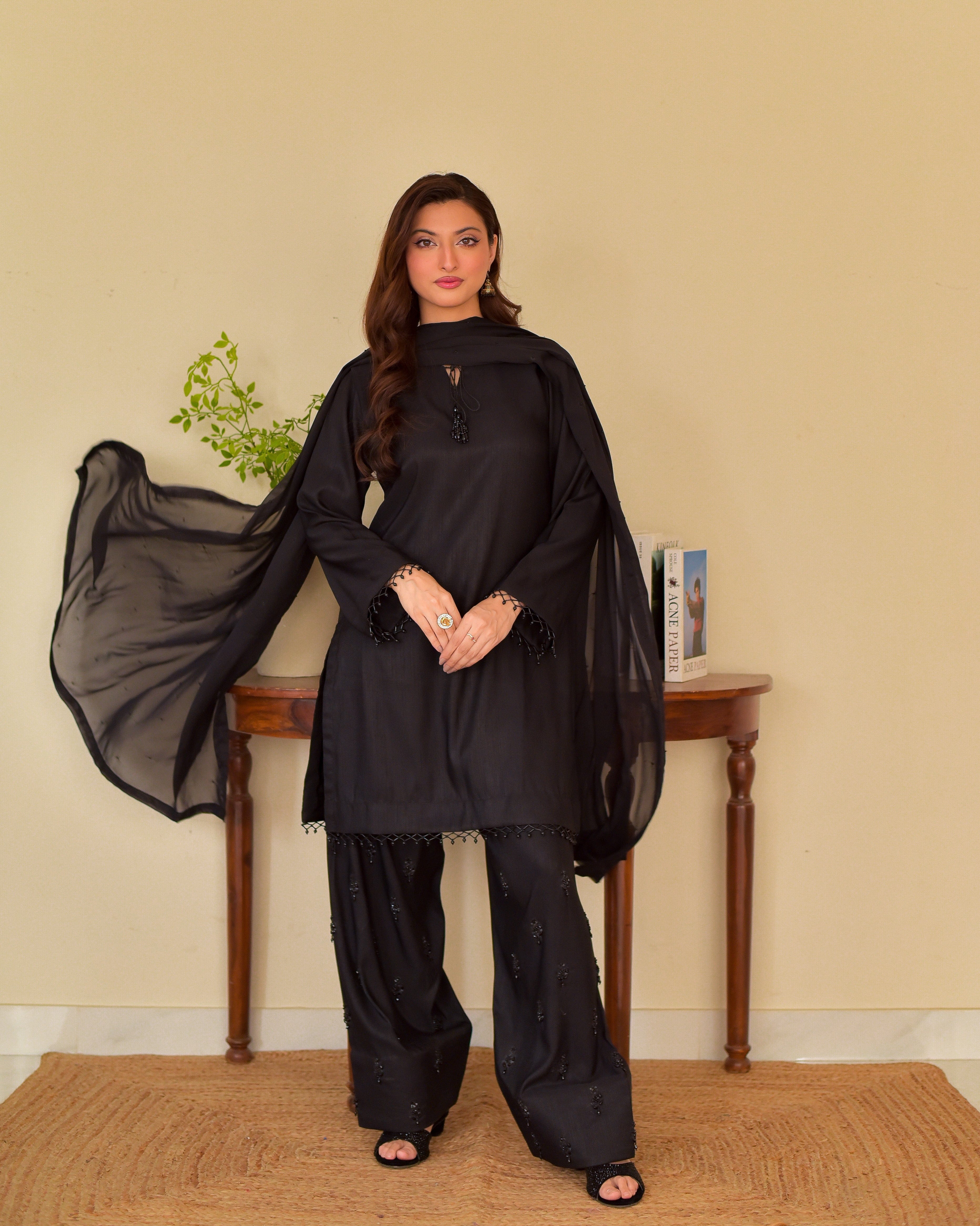Ayesha.B Small / Black 3pcs (Zirwa)