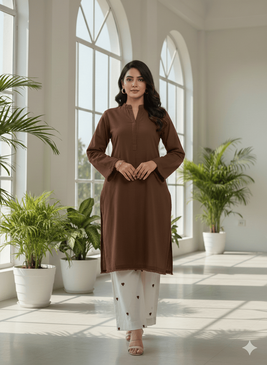 Ayesha.B Small / Brown 2pcs (bahar)
