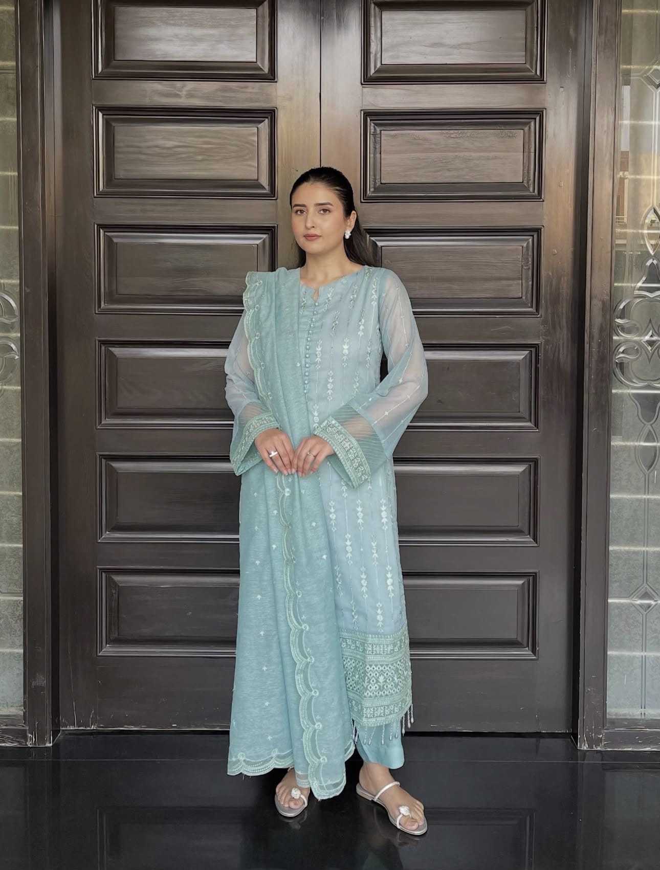 Ayesha.B Small / Ice blue 3pcs (salma)