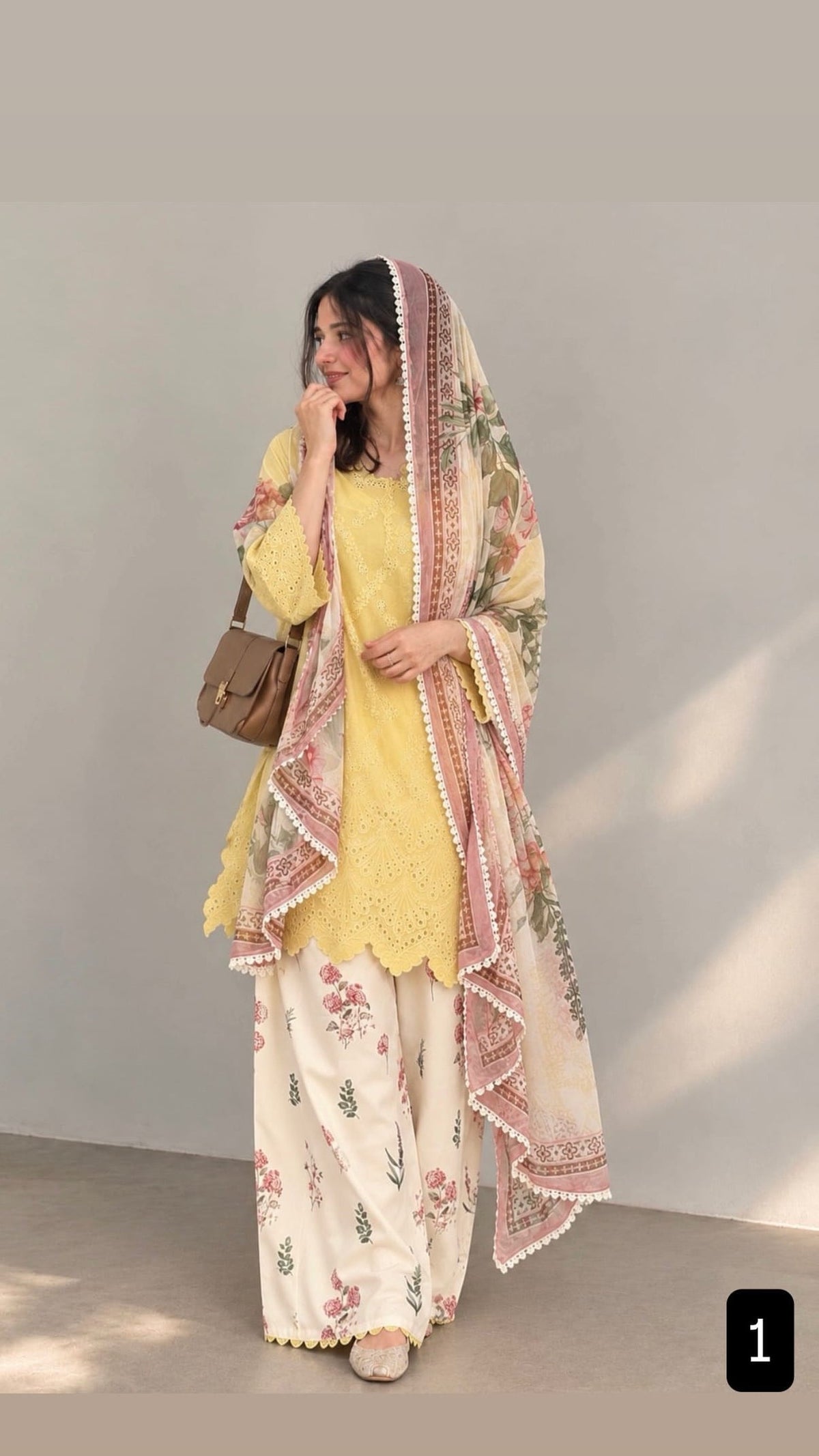 Ayesha.B Small / Lemon 3pcs (jasmine)