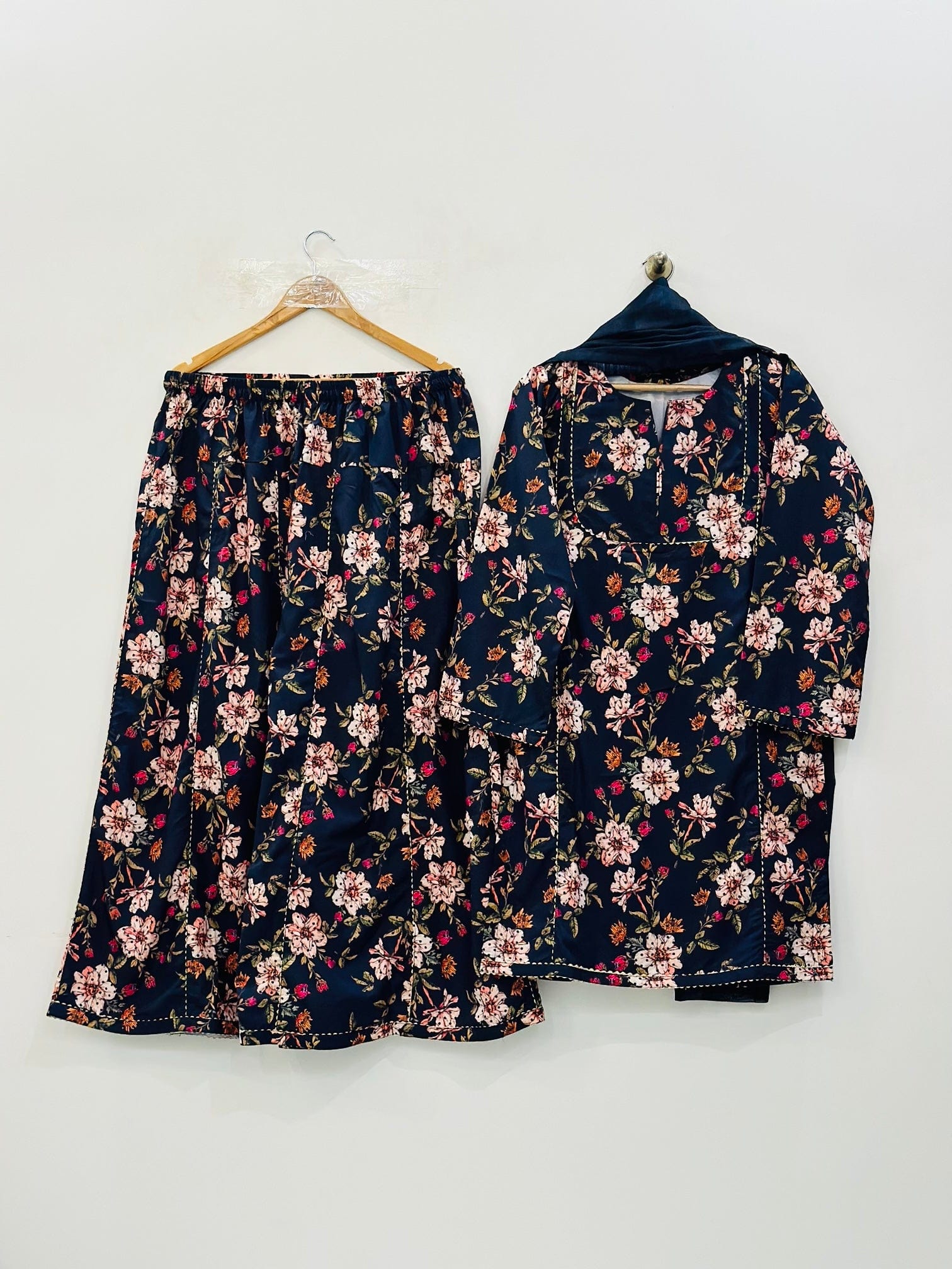 Ayesha.B Small / Navy blue 3pcs (seema)