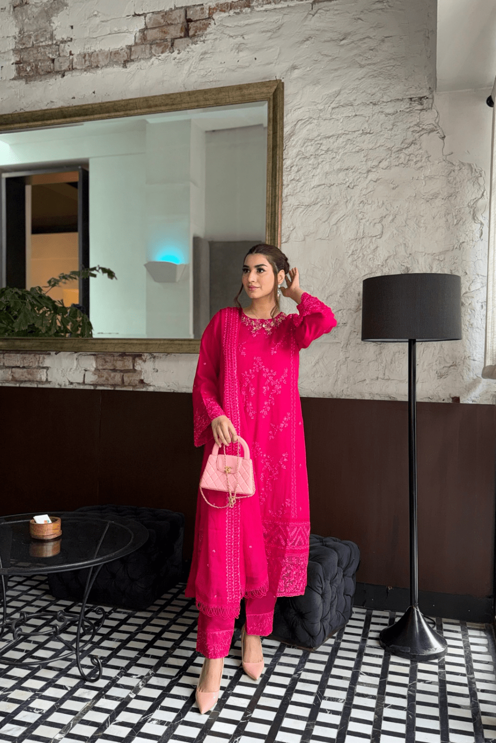 Ayesha.B Small / Pink 3pcs (Amna)