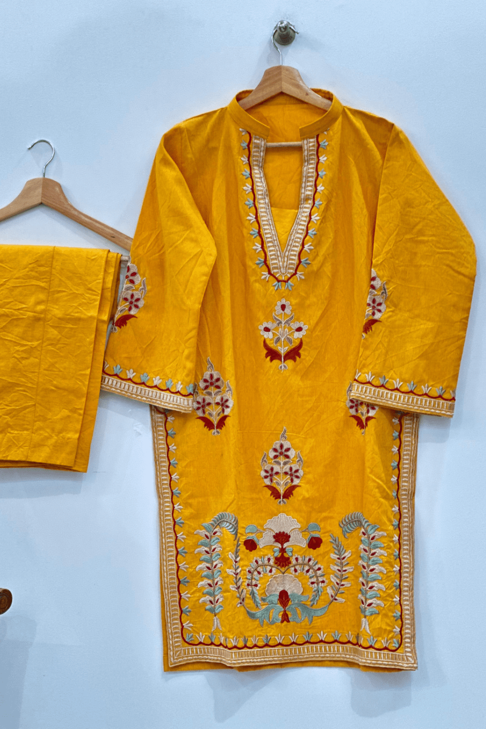 Ayesha.B Small / Yellow 2pcs ( solid)