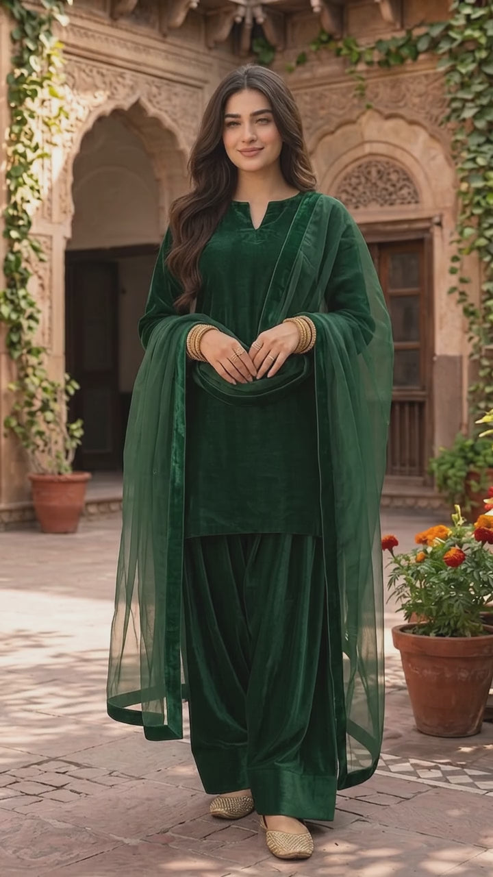 3pcs Pure velvet (noor)