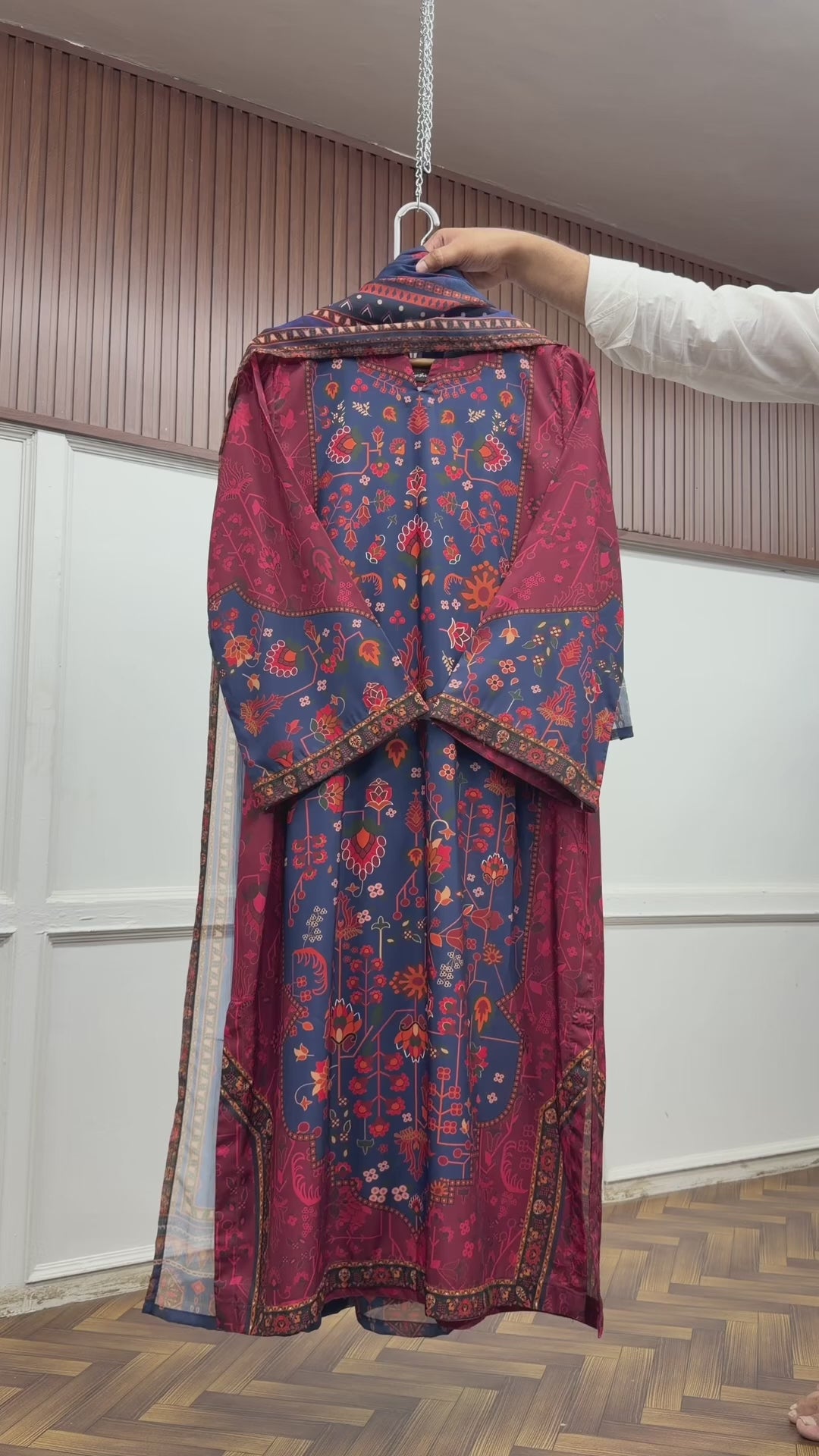 3pcs Arabic lawn (kaftan)