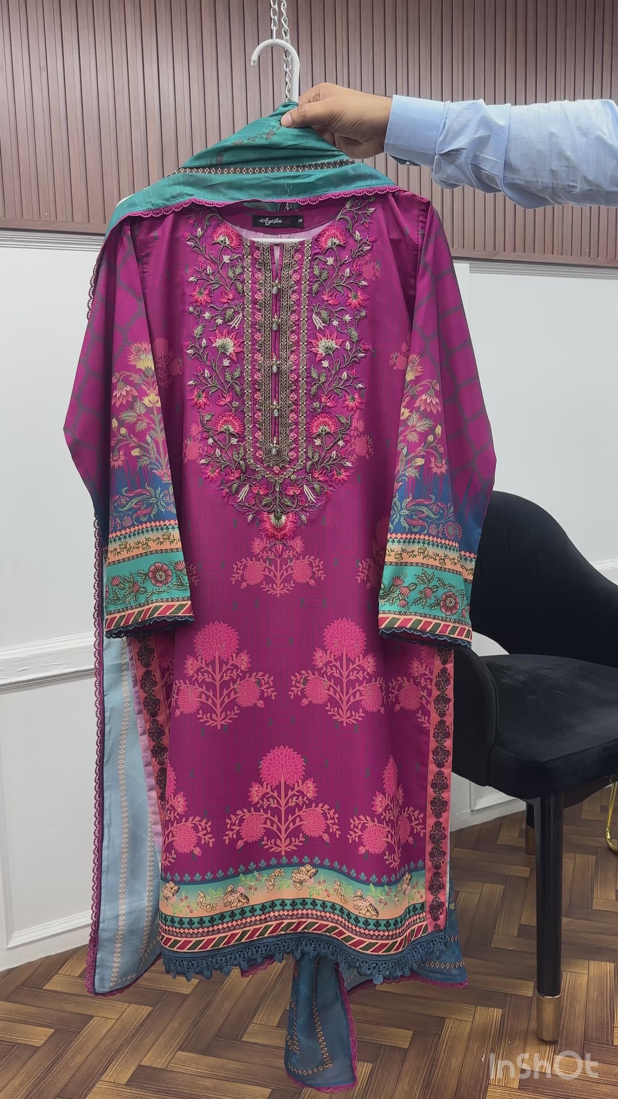 3pcs lawn (Meena)